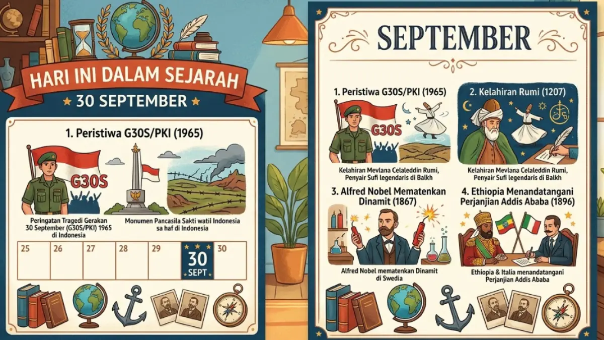 Ilustrasi,on this day 30 September.(GeminiAI).