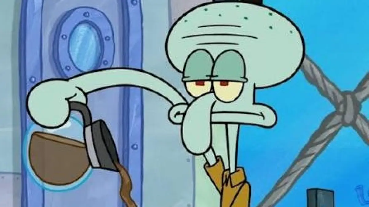 Squidward, karakter SpongeBob SquarePants yang dikenal suka bermain klarinet.(Facebook)