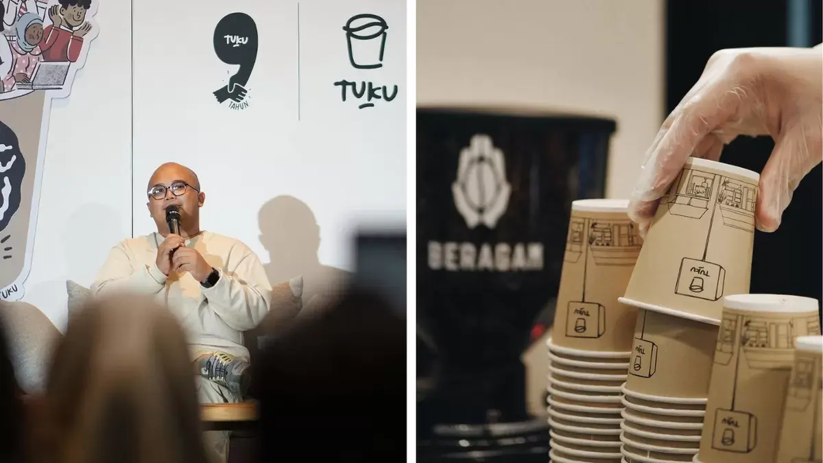 Andanu Prasetyo, pendiri Toko Kopi Tuku yang mengembangkan Kopi Susu Tetangga.