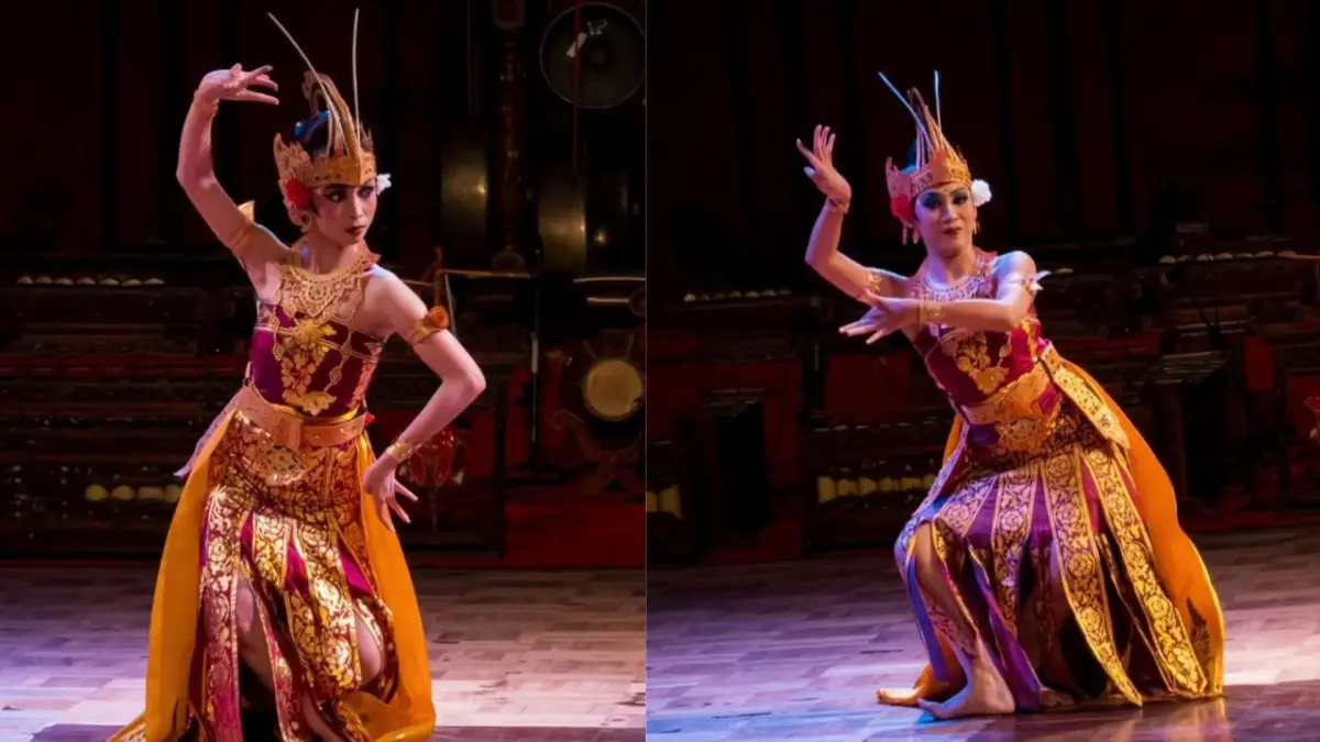 Tari Cenderawasih pada pementasan Triwulan ISI Surakarta(instagram @bajoesaputra)