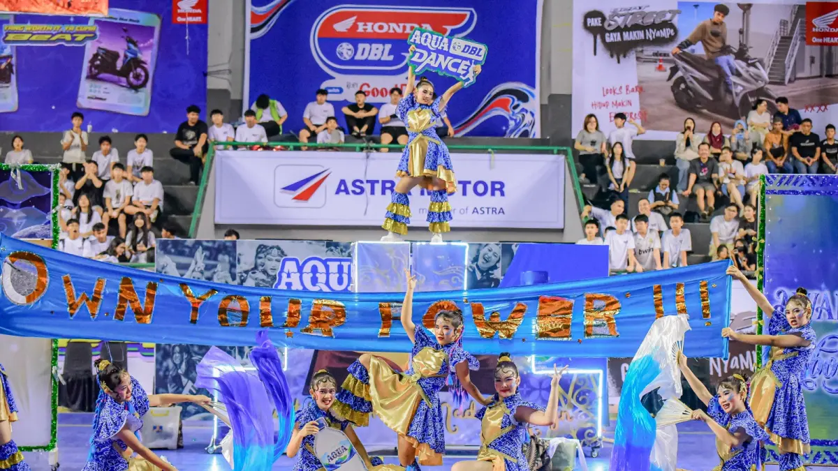 Penampilan SMA Xaverius 1 Palembang. (Dok. DBL Indonesia)