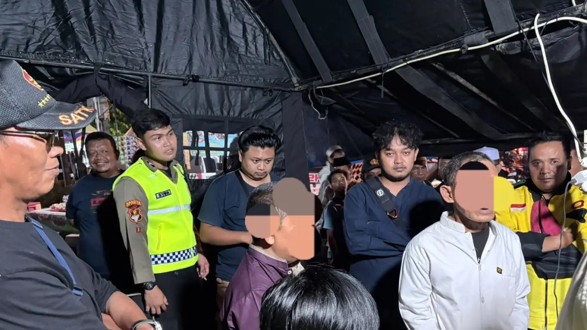Dua terduga copet diamankan saat Haul Habib Ali di Solo. (IST)