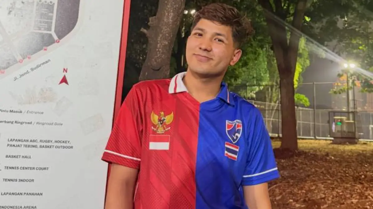 Jirayut ikut menonton Timnas Indonesia vs Thailand.