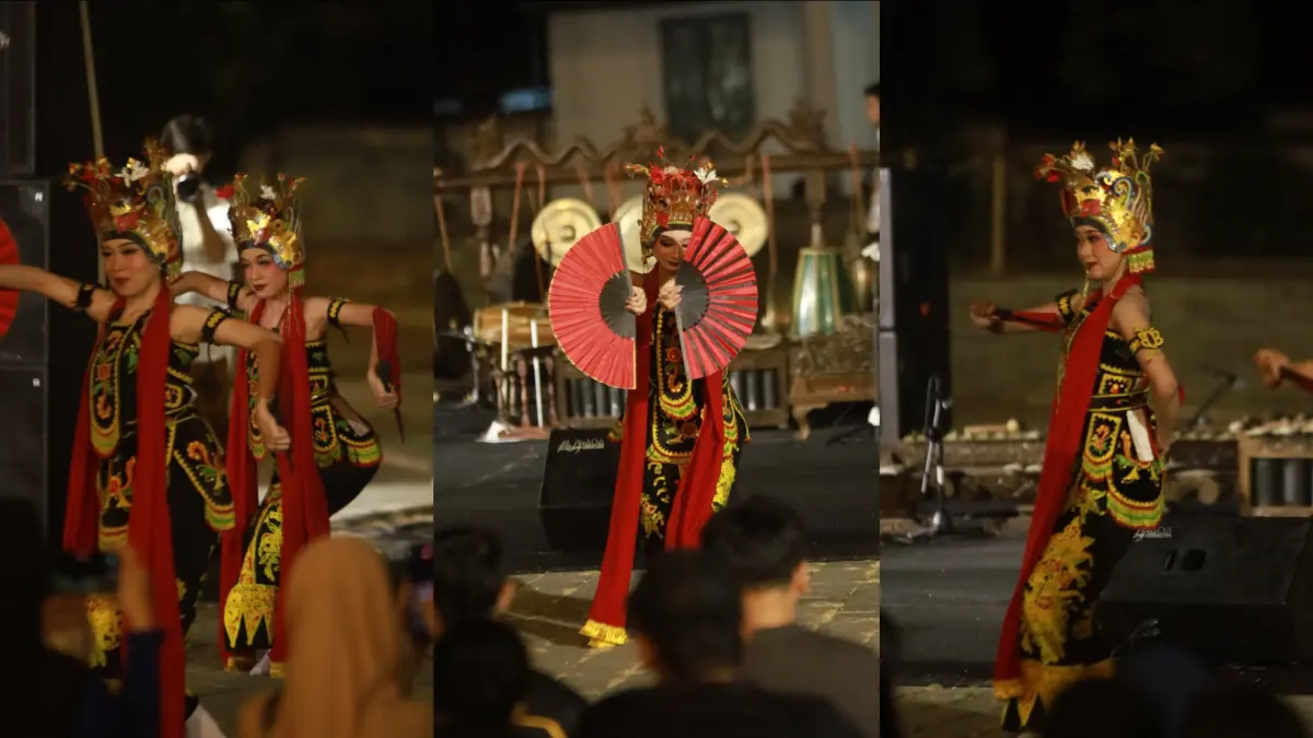 Tari Gandrung Gurit Mangir pada Beksan Setu Pon oleh Komunitas Laskar Blambangan  (DOK: Laskar Blambangan)