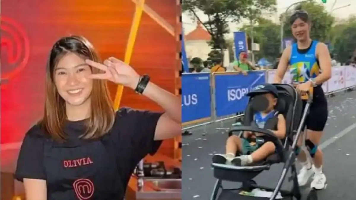 Olivia Tommy Bawa Stroller di Surabaya ISOPLUS Marathon Disorot.