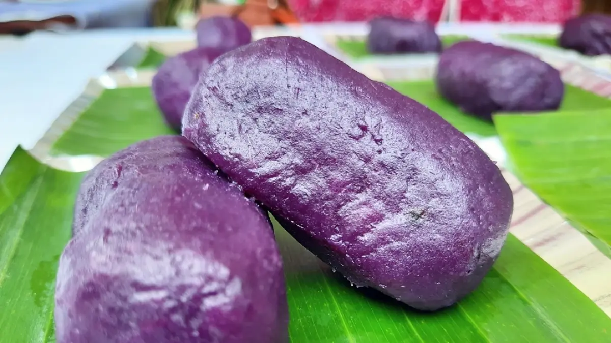Timus, jajanan tradisional berbahan ubi jalar yang lembut dan manis.(DinasPangan)