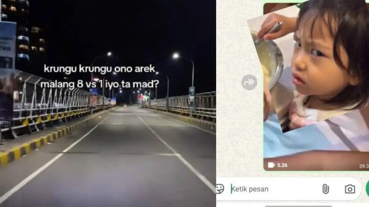 Video Malang 8 Vs 1 viral di TikTok.