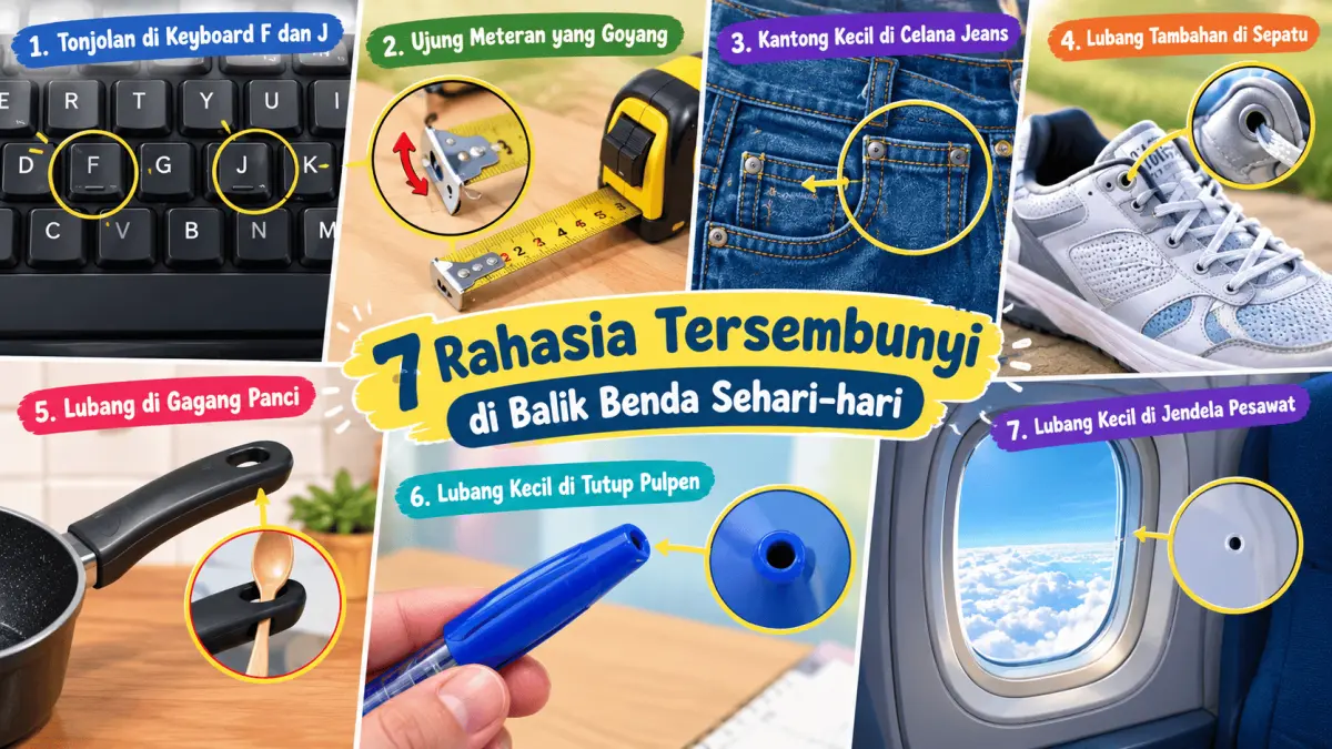 7 Rahasia Tersembunyi di Balik Benda Sehari-hari(Chat GPT)