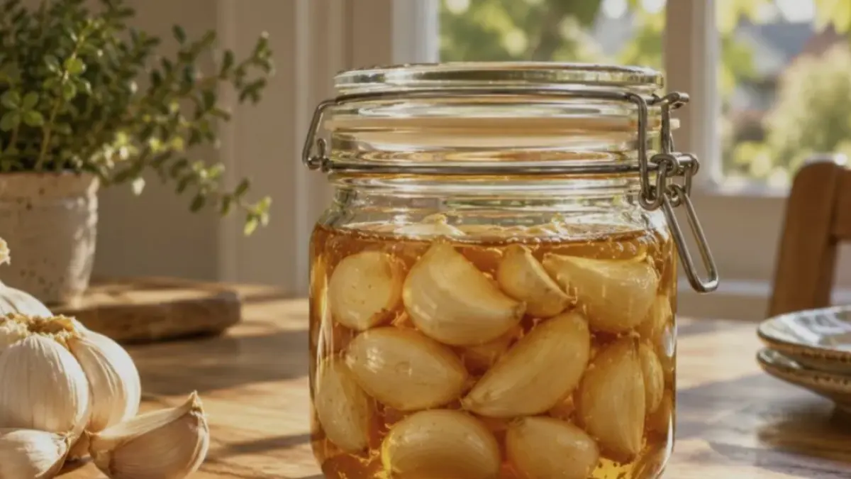 Manfaat fermentasi bawang putih.(Google)