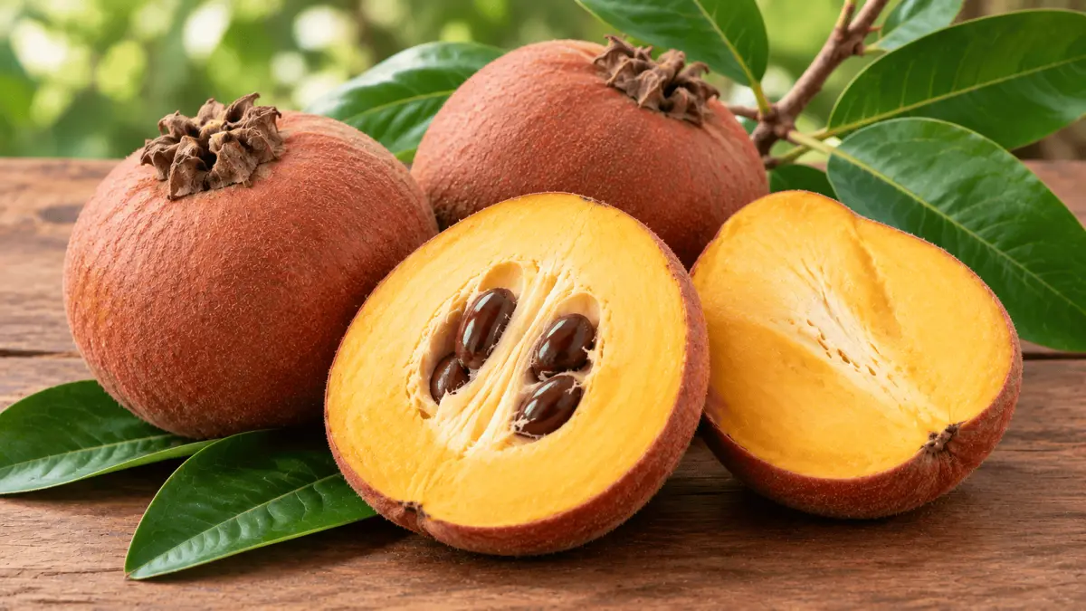 Buah Mentega, Buah Unik Berwarna Kuning dengan Aroma Mirip Mentega(AI Generated).
