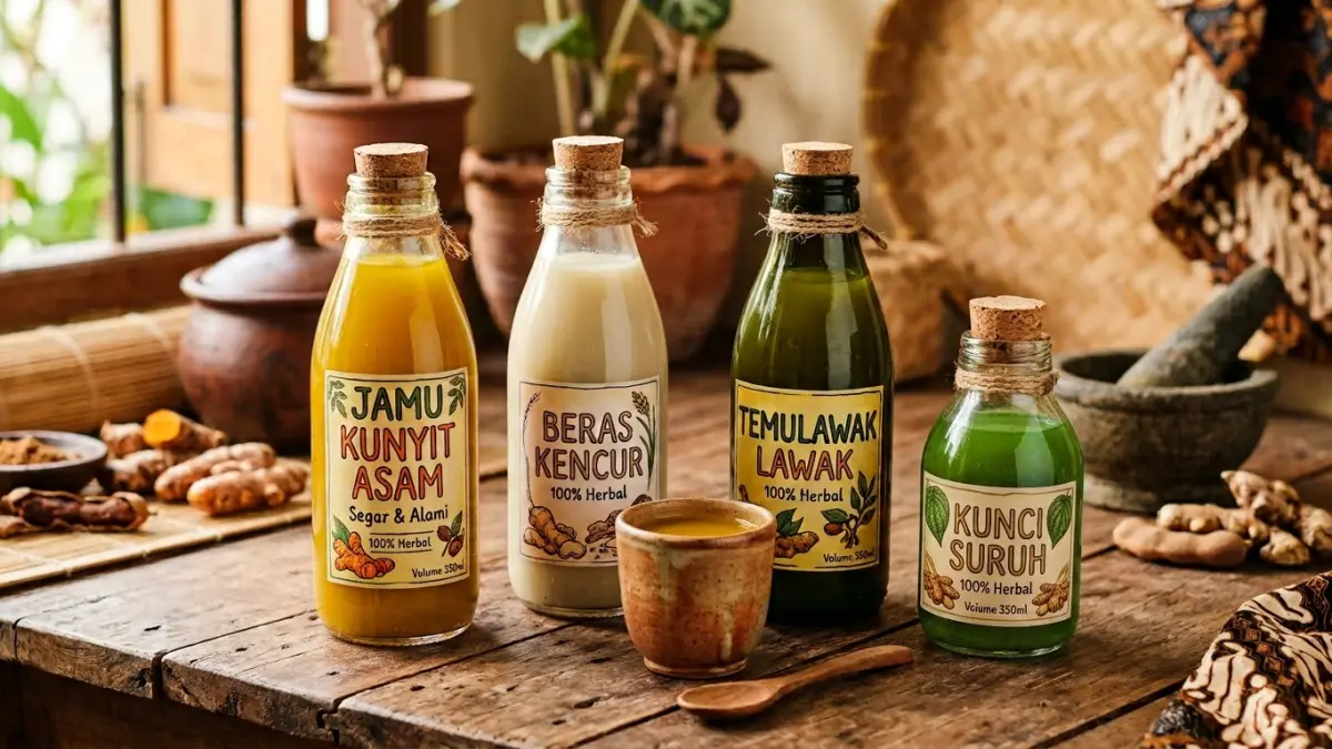 Ilustrasi Jamu. (AI Generated)