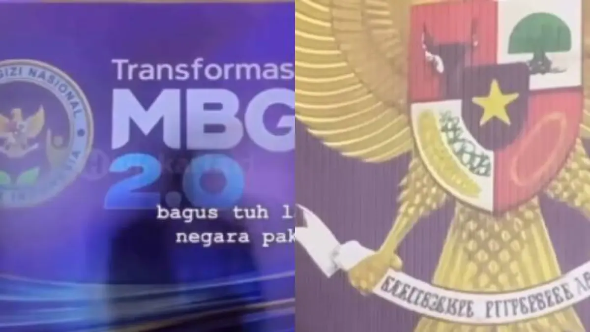 Viral Backdrop BGN Tuai Sorotan: Tulisan Lambang Garuda Jadi Karakter Acak, Diduga Efek Generatif AI