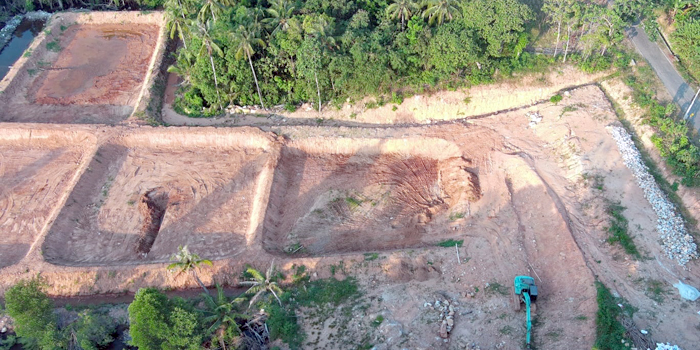 TAMBAH LUAS: Salah satu lahan tambak udang yang baru dibuka di Karimunjawa, Jepara.