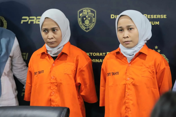 Si Kembar Rihana-Rihani akhirnya diringkus Polda Metro Jaya.