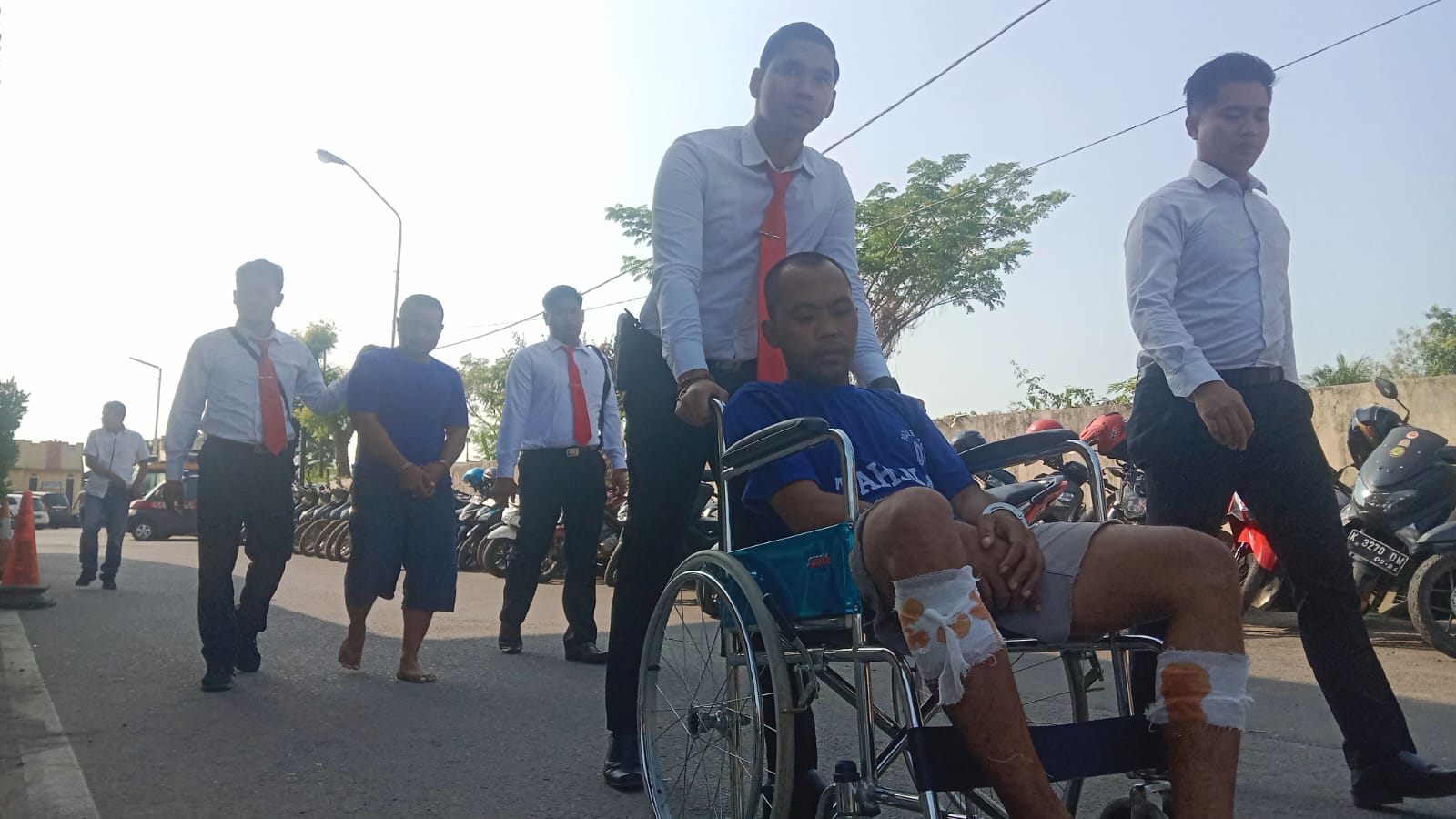 LUMPUH: Telaku begal di 11 TKP berhasil ditangkap Sat Reskrim Polres Rembang pada Senin (24/7).