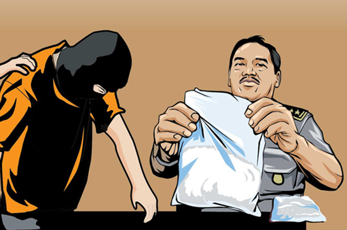 Ilustrasi kasus narkoba