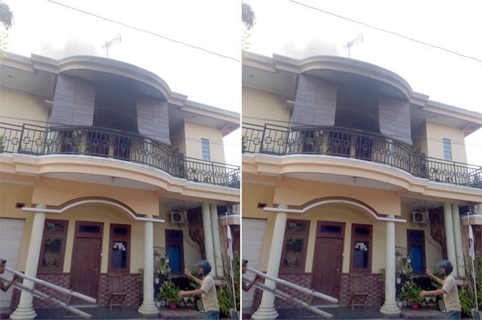 Kebakaran terjadi di sebuah rumah di RT 1 RW 5 Dukuh Juwanalan Kelurahan Pati Kidul, Selasa (15/8) pagi.