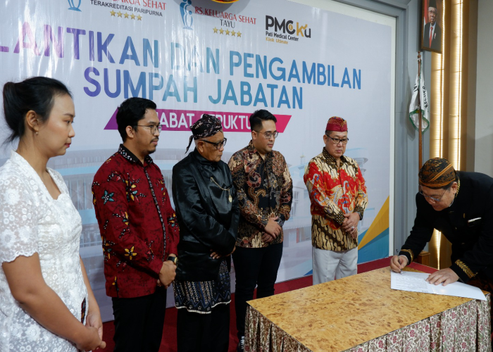 LANTIK: Sebanyak 21 struktural KSH Group dilantik oleh Direktur Utama PT. Keluarga Sehat Sejahtera (PT KSS), dr. Benny Purwanto, MARS, P.H.Eng. pada Kamis (17/8).
