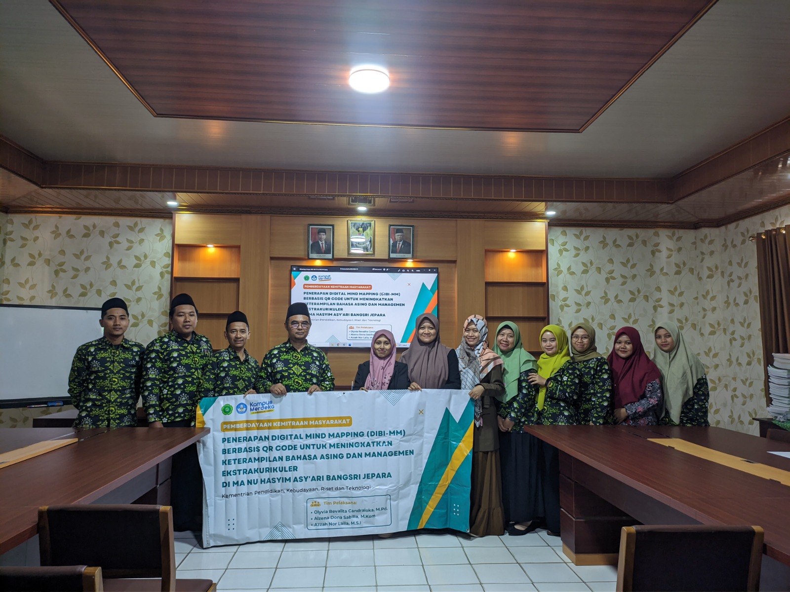 Tim pengabdian masyarakat Universitas Islam Nahdlatul Ulama (UNISNU) Jepara melaksanakan Program Pemberdayaan Kemitraan Masyarakat di MA Hasyim Asy&rsquo;ari Bangsri Jepara baru-baru ini.