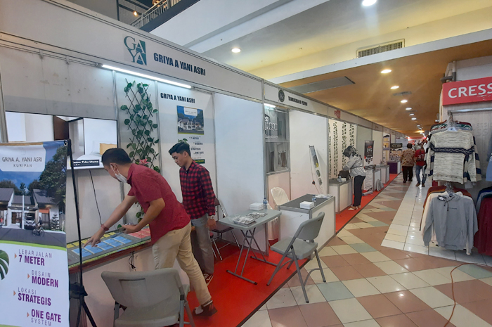 EXPO: Sebanyak 20 stan mengikuti expo perumahan yang ada di Swalayan Luwes Pasar Raya.
