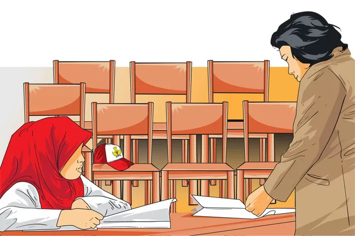 Ilustrasi Siswa Sekolah Dasar