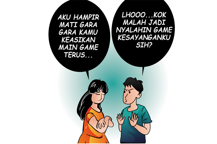 Rungkad Gegara Candu Game Online