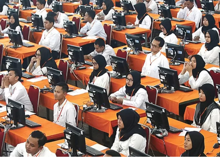 Illustrasi tes CPNS.