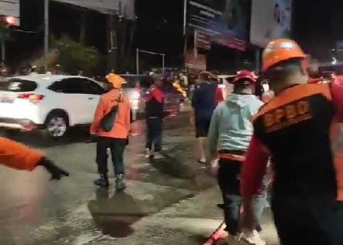 Kecelakaan maut di exit tol Bawen Semarang