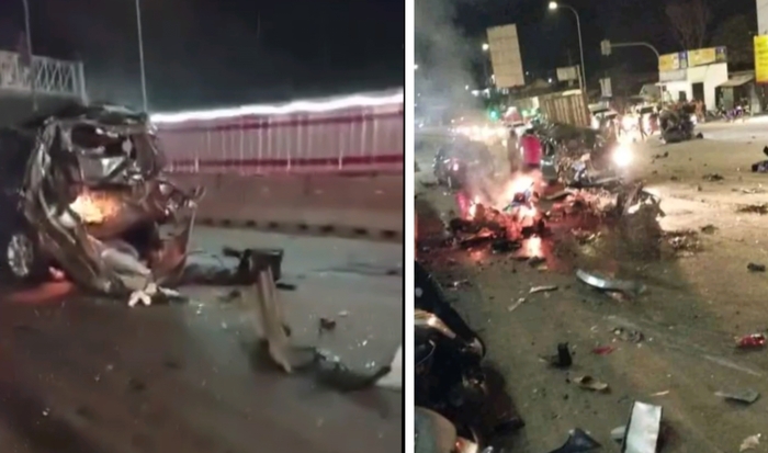 Kecelakaan di Exit Tol Bawen