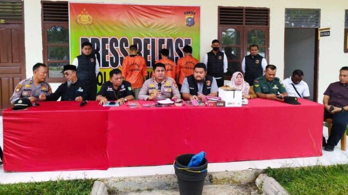 Press release Polsek Mandau, Kabupaten Bengkalis, Riau