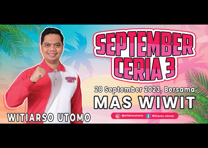 September Ceria bersama Mas Wiwit.