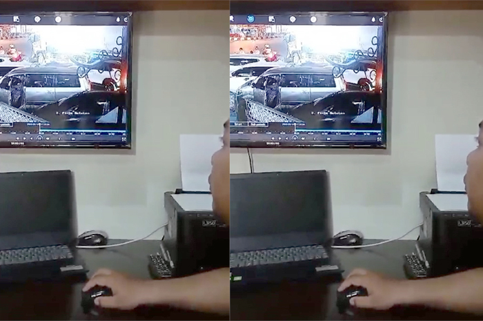 Pengecekan kamera CCTV oleh Paguyuban Sopir Pati, Rabu (27/9).