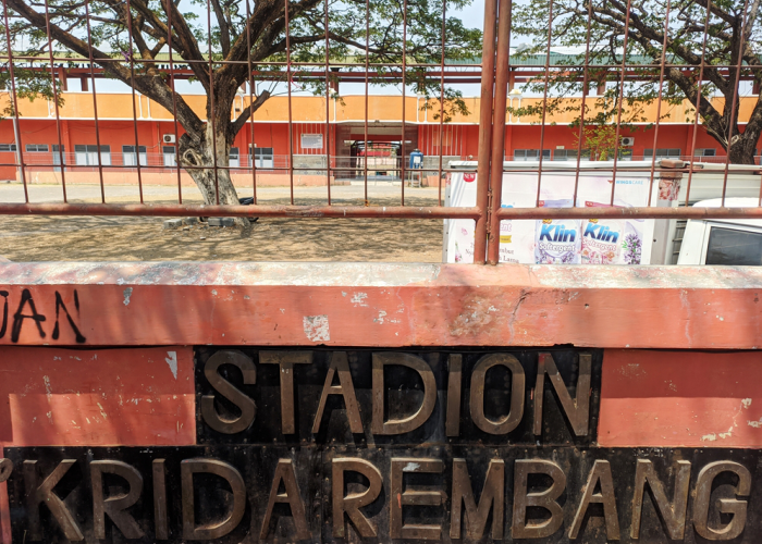 TARIF: Pemerintah Kabupaten (Pemkab) Rembang bakal mengenakan tarif penyewaan sejumlah fasilitas olahraga di area Stadion Krida Rembang.