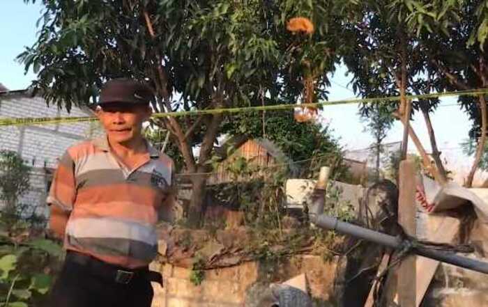 Penampakan Pipa Sumur Bor Warga Pamotan Rembang Semburkan Api