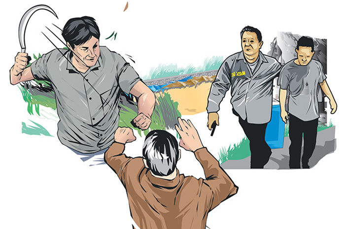 Ilustrasi Pembacokan