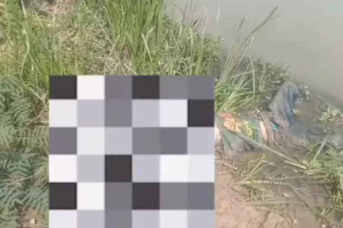 Penemuan korban di saluran irigasi Desa Bugis, Kecamatan Anjatan, Kabupaten Indramayu