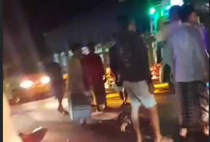 Kecelakaan di jalan pantura Kudus - Pati pada Kamis (19/10) tepatnya di Desa Hadipolo, Kecamatan Jekulo.