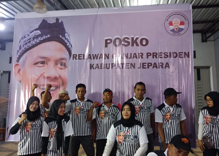 PENDUKUNG GANJAR: Relawan Ganjar Presiden di Jepara resmi terbentuk.