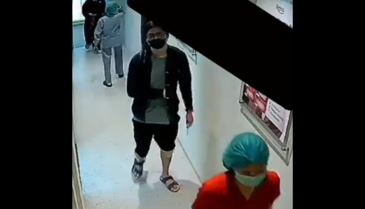 Tangakapan layar video pria ancam dokter gigi di Bandung