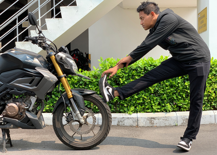 PERSIAPAN RIDING: Bikers perlu menyiapkan diri #xcari_aman ngegas ke Honda Bikers Day.
