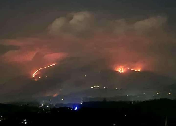 Kebakaran gunung merbabu