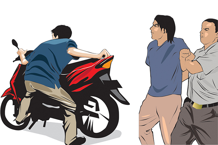 Ilustrasi Pencurian Motor