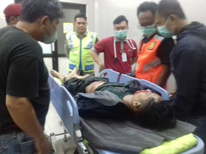 Pemotor tewas tertimpa pohon tumbang di Desa Padurenan Rt. 01 Rw. 01 Kec. Gebog Kab. Kudus