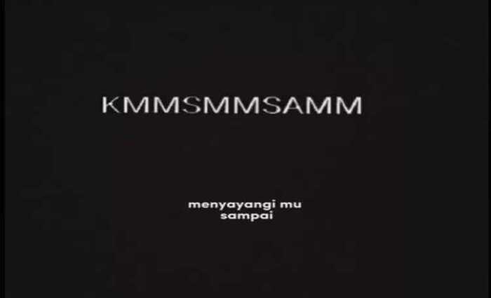 Ilustrasi kata kmmsmmsamm dan kmmktdkbmnklb