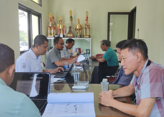 USUT: Penyidik Polda Jateng memeriksa sejumlah pengurus pengkab di kantor KONI Kudus pada Rabu (8/11) lalu.