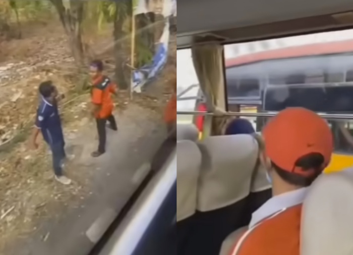 Bus Saling Senggol-Crew Bus Adu Jotos di Lamongan-Surabaya