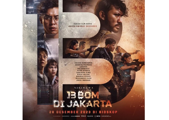 Poster film 13 Bom di Jakarta
