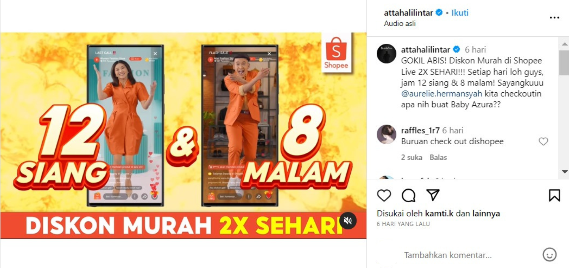 Post @attahaililintar