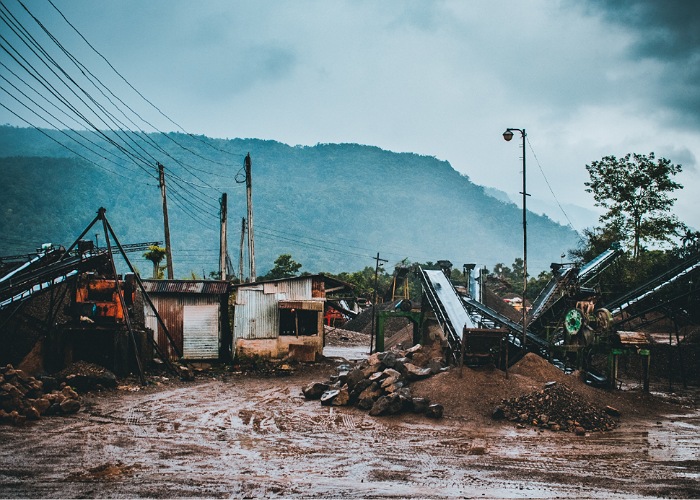Ilustrasi bencana tanah longsor