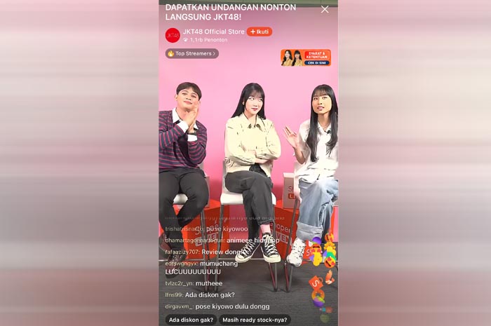 Live Streaming Marsha dan Muthe JKT48